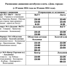 Как будут ходить автобусы в Вологде на день города