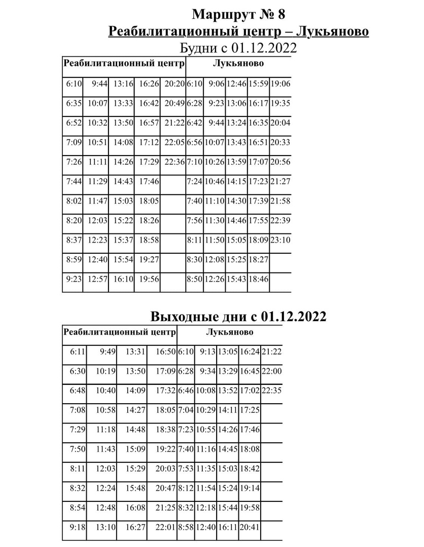 С 01 декабря 2022 года изменяться схемы движения автобусов по маршрутам №  8, 12, 19, 22.